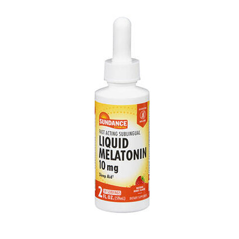 Sundance, Liquid Melatonin, 10 mg, Natural Berry Flavor 2 Oz