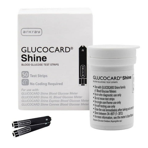 Glucocard, Glucorcard Shine Test Strips, 50 Each