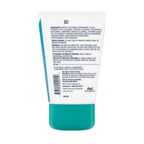 Vicks, VapoCream Moisturizing Cream, 3 Oz