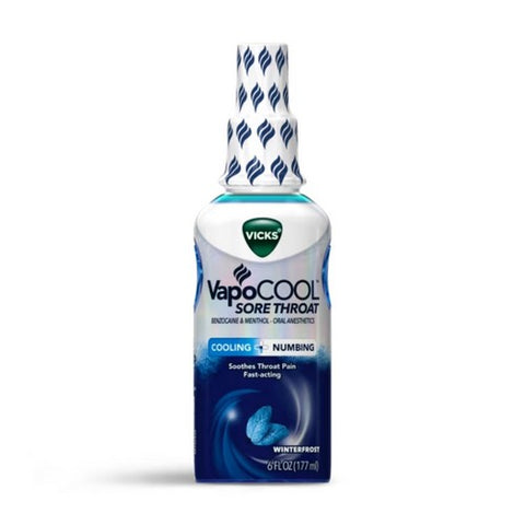 Vicks, VapoCool Sore Throat Spray Winterfrost, 6 Oz