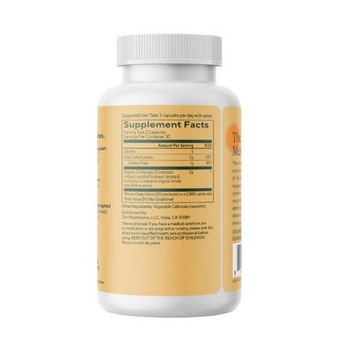 Om Mushrooms, Cordyceps, 90 Count