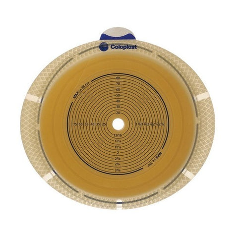 Coloplast, Ostomy Barrier Sensura  Flex Trim to Fit, Standard Wear Double Layer Adhesive 3-1/2 Inch Flange 3/8, Box Of 5