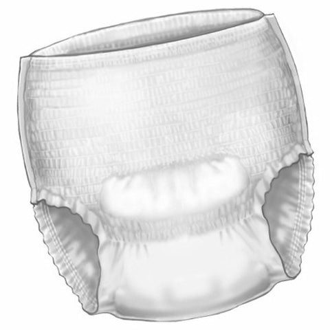 Cardinal, Unisex Adult Absorbent Underwear Sure Care Medium, Case Of 4