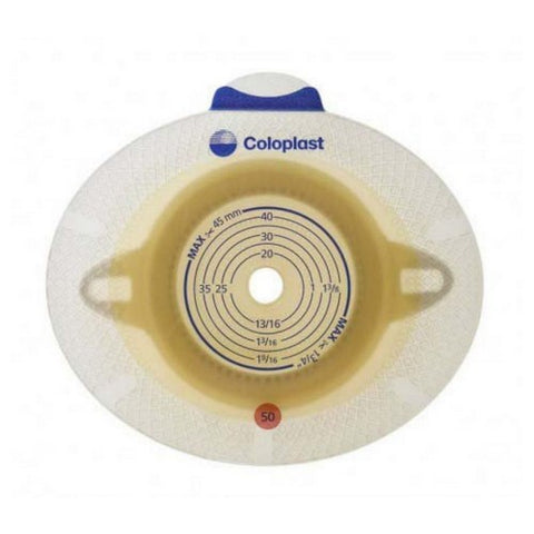 Coloplast, Ostomy Barrier SenSura  Flex Xpro Adhesive Coupling Yellow Code 70 mm, Box Of 10