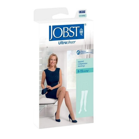 Bsn-Jobst, Compression Stockings JOBST  UltraSheer Thigh High X-Large Beige Closed Toe, Beige 1 Pair