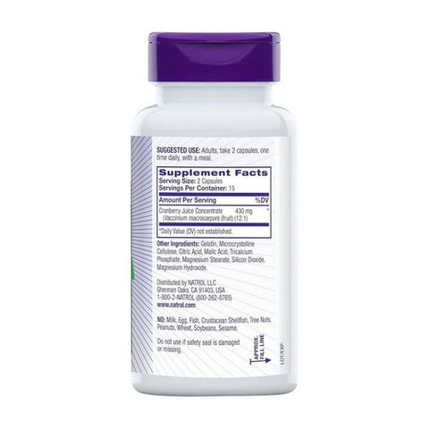 Natrol, Cranberry Womens Health, 430 Mg, 30 Caps