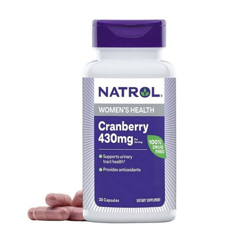 Natrol, Cranberry Womens Health, 430 Mg, 30 Caps
