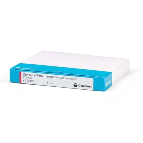 Coloplast, Ostomy Barrier SenSura  Mio Flex Trim to Fit, Standard Wear Elastic 50 mm Red Code 30 to 48 mm, Box Of 5