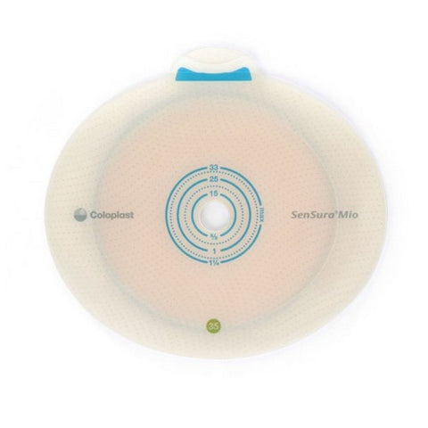 Coloplast, Ostomy Barrier SenSura  Mio Flex Trim to Fit, Standard Wear Elastic 50 mm Red Code 35 to 48 mm, Box Of 5