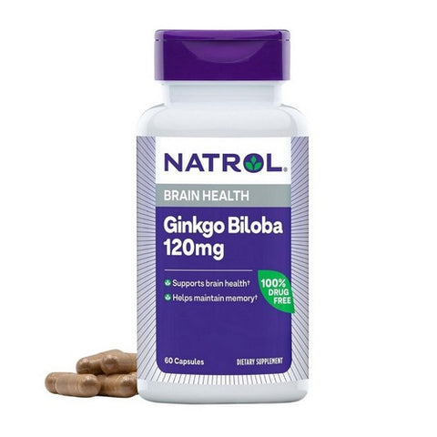 Natrol, Ginkgo Biloba, 120 MG, 60 Capsules
