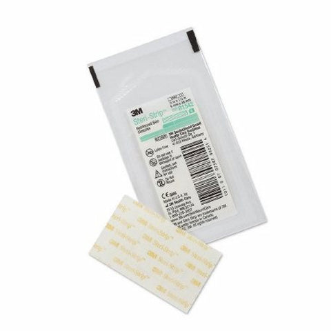 3M, Skin Closure Strip Steri-Strip 1/4 X 1-1/2 Inch Nonwoven Material Reinforced Strip White, Case Of 4