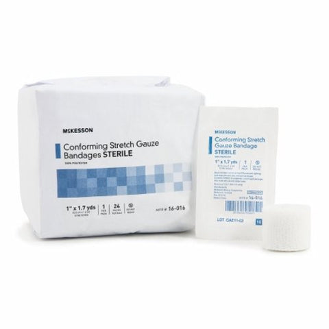 McKesson, Conforming Bandage 1 Inch X 1-7/10 Yard Sterile, Count of 24