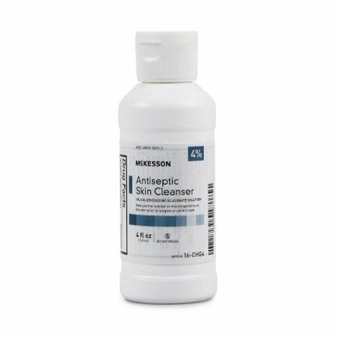 McKesson, Antiseptic Skin Cleanser McKesson 4 oz. Flip-Top Bottle 4% Strength CHG (Chlorhexidine Gluconate) /, 4 Oz