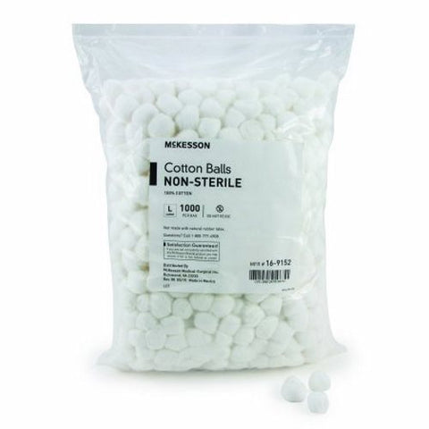 McKesson, Cotton Ball Large NonSterile 16-9152, Count of 1000