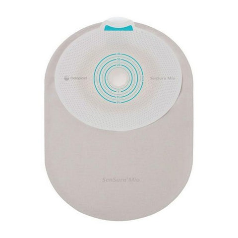 Coloplast, Filtered Ostomy Pouch SenSura  Mio One-Piece System Midi 1-3/8 Inch Stoma Closed End Flat, Pre-Cut, Box Of 30