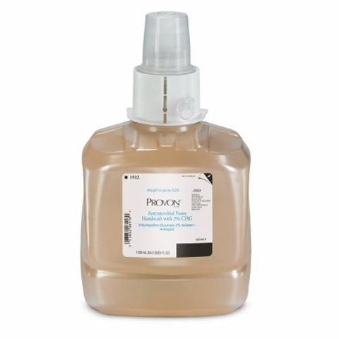 Gojo, Antimicrobial Soap PROVON  Foaming 1,200 mL Dispenser Refill Bottle Unscented, Count of 2