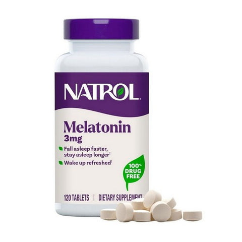 Natrol, Melatonin, 3 mg, 120 tabs