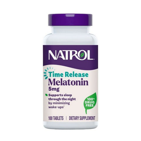 Natrol, Natrol Melatonin Time Release, 3 mg, 100 tabs