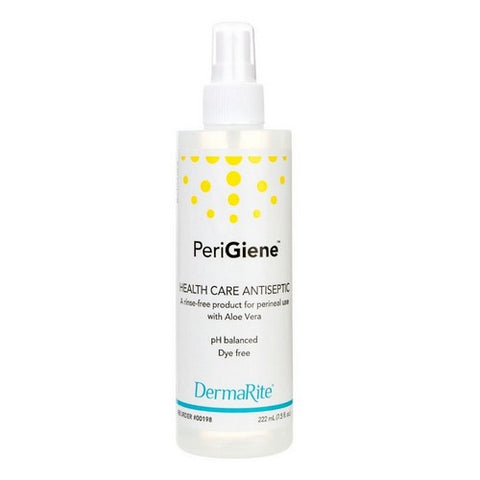 DermaRite, Antimicrobial Perineal Wash PeriGiene  Liquid 8 oz. Pump Bottle Unscented, 8 Oz