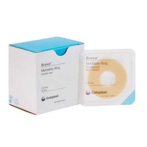 Coloplast, Ostomy Ring Brava 2 mm Thick, Diameter 2 Inch, Moldable, Box Of 10