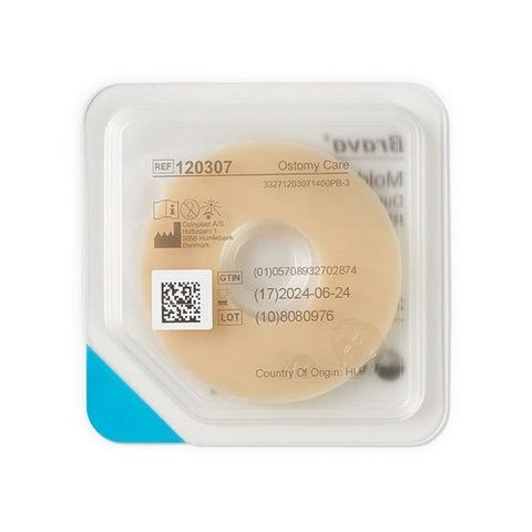 Coloplast, Ostomy Ring Brava 2 mm Thick, Diameter 2 Inch, Moldable, Box Of 10