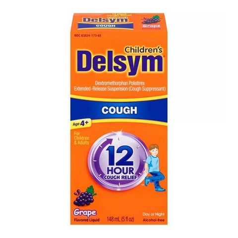 Delsym, Children's Cold and Cough Relief Delsym  30 mg / 5 mL Strength Liquid 5 oz., 1 Each