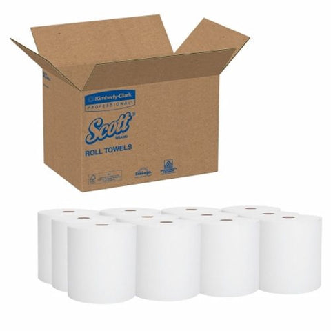 Kimberly Clark, Paper Towel Tradition  Roll 8 Inch X 400 Foot, Count of 12