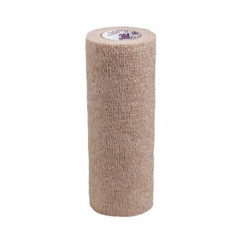3M, Cohesive Bandage 6 Inch X 5 Yard Self-Adherent Closure Tan 2086, Count of 12