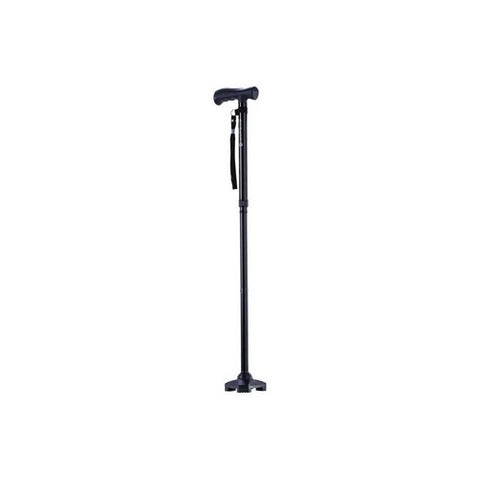 Drive Medical, Folding Cane HurryCane  Freedom Edition Aluminum 30-1/2 to 37-1/2 Inch Height Black, Count of 1