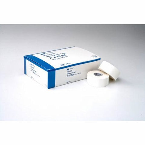 Kendall, Medical Tape Kendall Waterproof Cloth 1 Inch X 10 Yard White NonSterile, 1 Roll