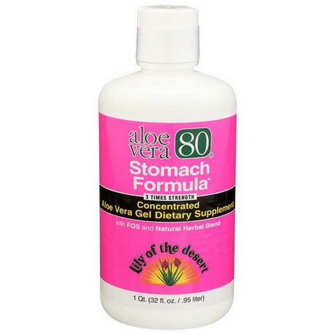 Lily Of The Desert, Aloe Vera 80 Stomach Formula, 32 Oz