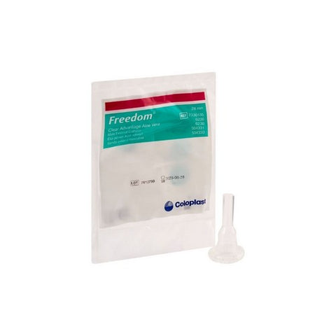 Coloplast, Male External Catheter Freedom Clear Advantage Self Adhesive Strip Silicone Medium, Count of 100