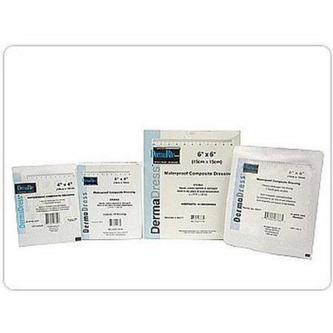 DermaRite, Composite Dressing DermaDress  6 X 8 Inch Gauze Sterile, Box Of 10