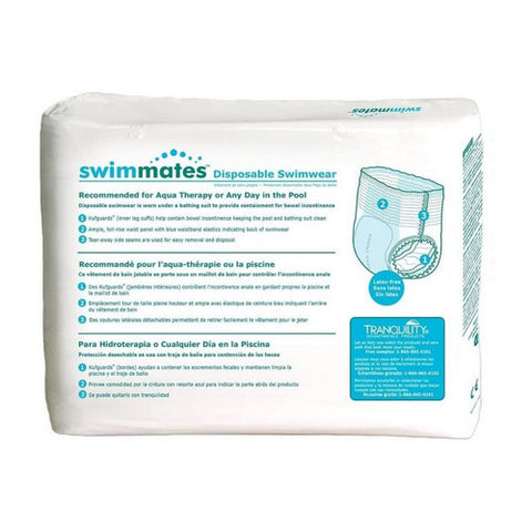 Principle Business Enterprises, Unisex Adult Bowel Containment Swim Brief, 2X-Large, Count of 12