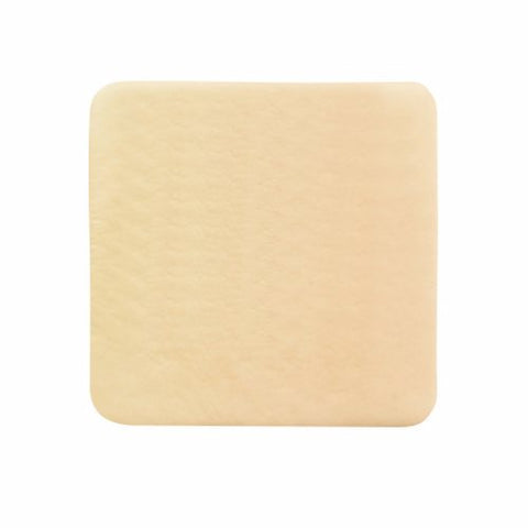McKesson, Thin Foam Dressing 6 X 6 Inch With Border Film Backing Silicone Gel 4894, Box Of 10