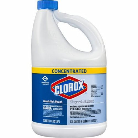Lagasse, Bleach Clorox  Germicidal Liquid Concentrate. NonSterile Jug Chlorine Scent, 121 Oz