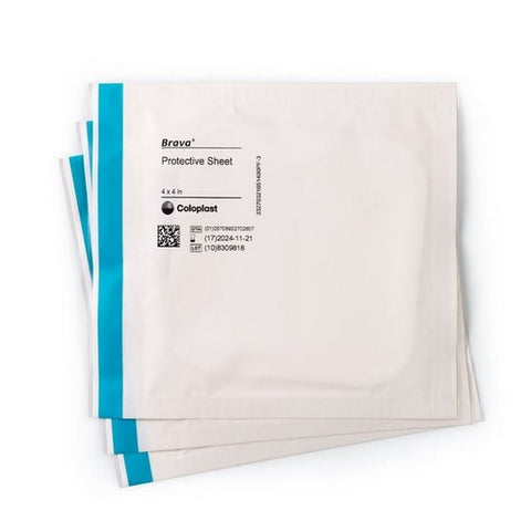 Coloplast, Stoma Skin Protective Sheet Brava 4 X 4 Inch, Box Of 10