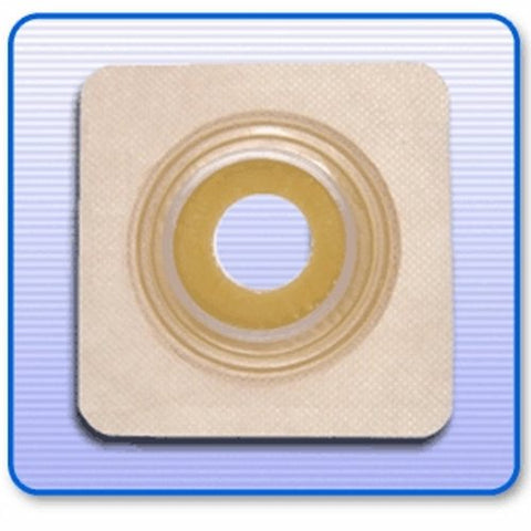 Genairex, Ostomy Barrier Securi-T Pre-Cut, Standard Wear Flexible Tape 1-3/4 Inch Flange Two Piece System 1 In, Box Of 10