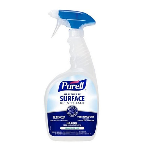 Purell, Surface Disinfectant Cleaner Purell  Alcohol Based Liquid 32 oz. NonSterile Bottle Alcohol Scent, Count of 6