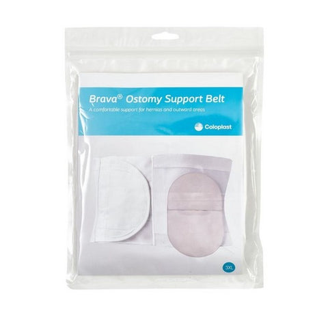 Coloplast, Ostomy Support Belt Brava  3X-Large, 50 to 58 Inch Waist, White, Box Of 1