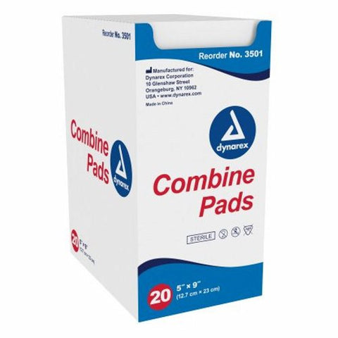 Dynarex, Abdominal Pad, Count of 20