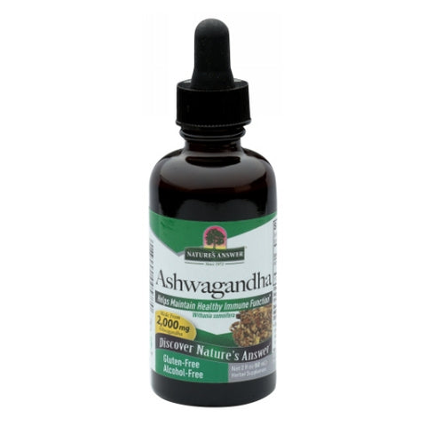 Nature's Answer, Ashwaganda, ALCOHOL FREE, 2 OZ