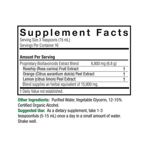 Nature's Answer, Bioflavonoids Complex, ORGANIC WITH ROSEHIP, 8 OZ