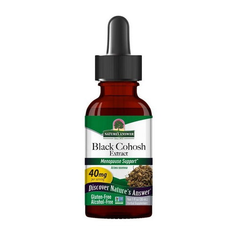 Nature's Answer, Black Cohosh, ALCOHOL FREE, 1 OZ