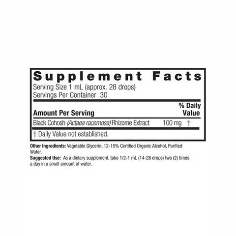 Nature's Answer, Black Cohosh, ORGANIC, 1 OZ