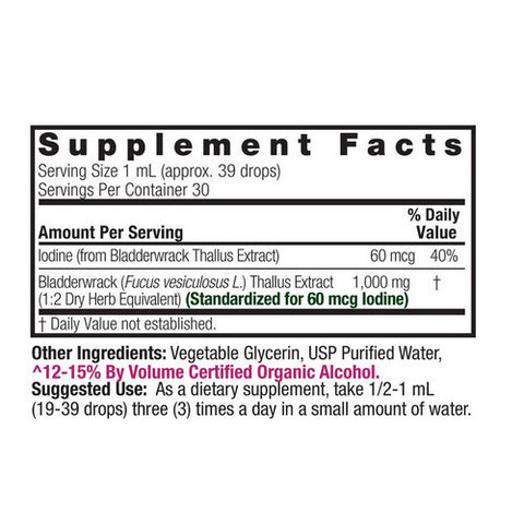 Nature's Answer, Bladderwrack, Extract 1 FL Oz