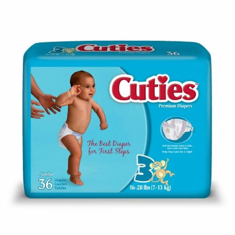 First Quality, Unisex Baby Diaper Size 3 Disposable Heavy Absorbency CR3001, 1 Pack
