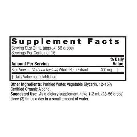 Nature's Answer, Blue Vervain Extract, 1 FL Oz