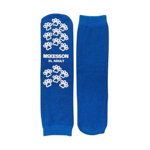 McKesson, Slipper Socks Unisex Adult X-Large Single Tread 40-3816, Count of 48