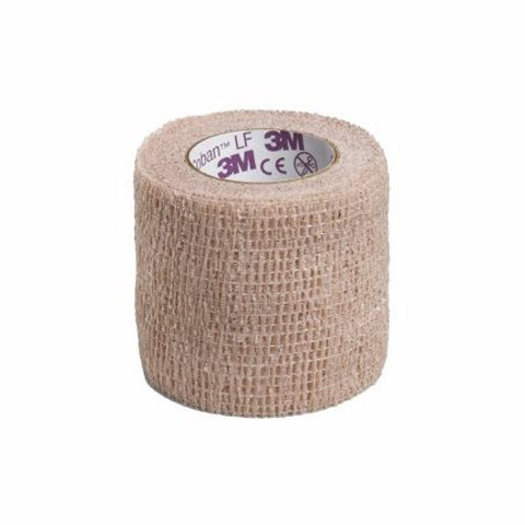 3M, Cohesive Bandage 2 Inch X 5 Yard Self-Adherent Closure Tan 2082, Count of 36